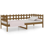 Day Bed without Mattress Honey Brown 80x200 cm Solid Wood Pine - Bargainia.com - 