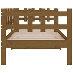 Day Bed without Mattress Honey Brown 80x200 cm Solid Wood Pine - Bargainia.com - 