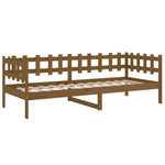 Day Bed without Mattress Honey Brown 80x200 cm Solid Wood Pine - Bargainia.com - 