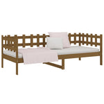 Day Bed without Mattress Honey Brown 80x200 cm Solid Wood Pine - Bargainia.com - 