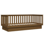 Day Bed without Mattress Honey Brown 80x200 cm Solid Wood Pine - Bargainia.com - 