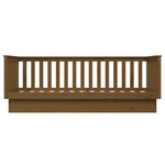 Day Bed without Mattress Honey Brown 80x200 cm Solid Wood Pine - Bargainia.com - 