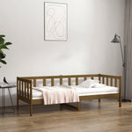 Day Bed without Mattress Honey Brown 80x200cm Solid Wood Pine - Bargainia.com - 