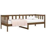 Day Bed without Mattress Honey Brown 80x200cm Solid Wood Pine - Bargainia.com - 