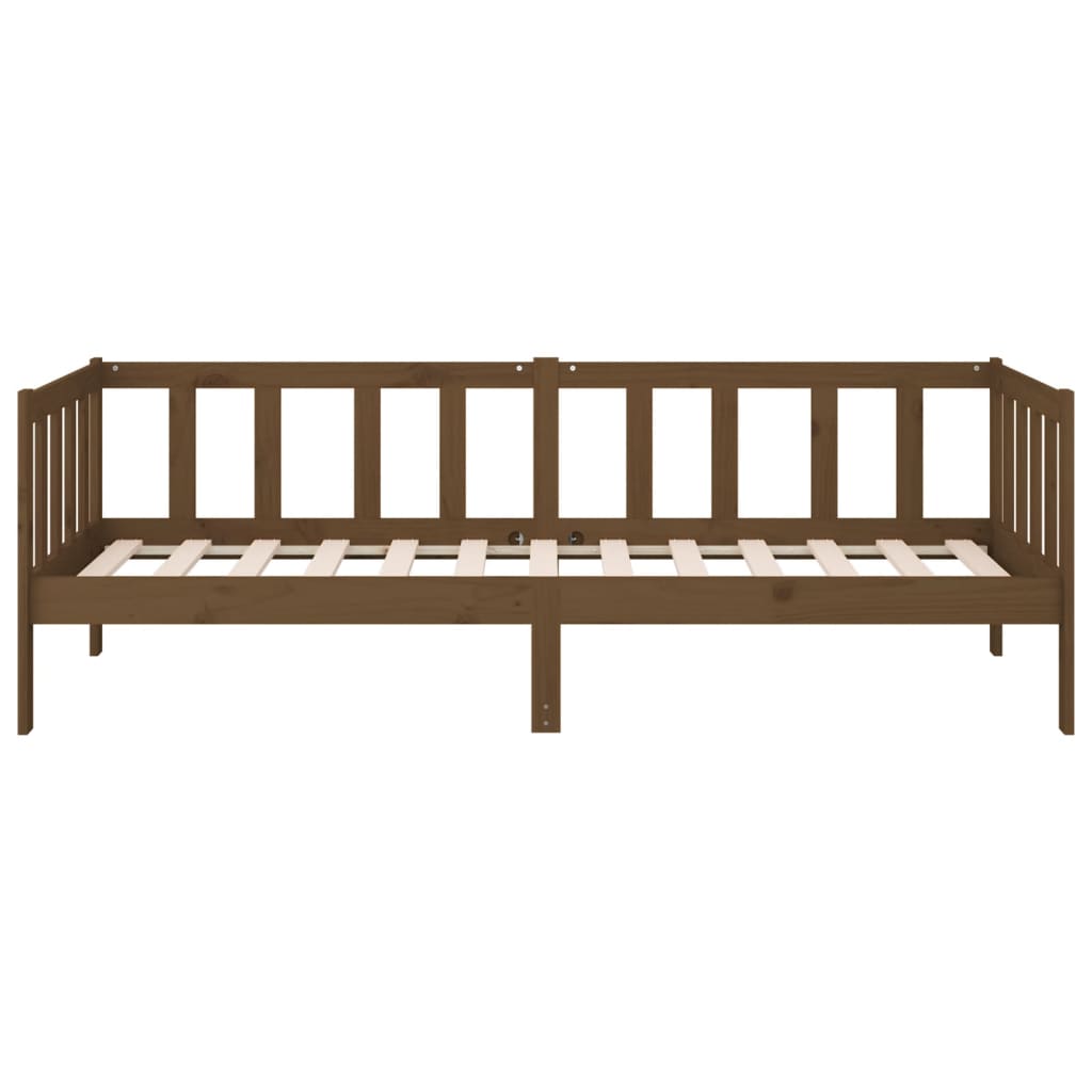 Day Bed without Mattress Honey Brown 80x200cm Solid Wood Pine - Bargainia.com - 