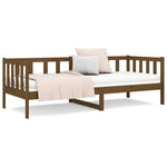 Day Bed without Mattress Honey Brown 80x200cm Solid Wood Pine - Bargainia.com - 