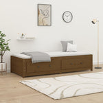 Day Bed without Mattress Honey Brown 90x200 cm Solid Wood Pine - Bargainia.com - 