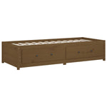 Day Bed without Mattress Honey Brown 90x200 cm Solid Wood Pine - Bargainia.com - 