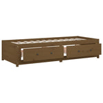 Day Bed without Mattress Honey Brown 90x200 cm Solid Wood Pine - Bargainia.com - 