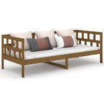 Day Bed without Mattress Honey Brown Solid Wood Pine 80x200 cm - Bargainia.com - 