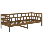 Day Bed without Mattress Honey Brown Solid Wood Pine 80x200 cm - Bargainia.com - 