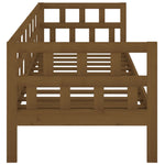 Day Bed without Mattress Honey Brown Solid Wood Pine 80x200 cm - Bargainia.com - 