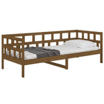 Day Bed without Mattress Honey Brown Solid Wood Pine 80x200 cm - Bargainia.com - 