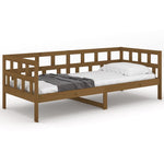 Day Bed without Mattress Honey Brown Solid Wood Pine 80x200 cm - Bargainia.com - 