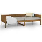 Day Bed without Mattress Honey Brown Solid Wood Pine 90x190 cm Single - Bargainia.com - 
