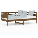 Day Bed without Mattress Honey Brown Solid Wood Pine 90x190 cm Single - Bargainia.com - 