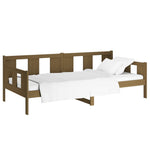 Day Bed without Mattress Honey Brown Solid Wood Pine 90x200 cm - Bargainia.com - 