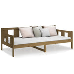 Day Bed without Mattress Honey Brown Solid Wood Pine 90x200 cm - Bargainia.com - 