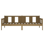 Day Bed without Mattress Honey Brown Solid Wood Pine 90x200 cm - Bargainia.com - 