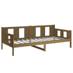 Day Bed without Mattress Honey Brown Solid Wood Pine 90x200 cm - Bargainia.com - 