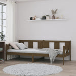 Day Bed without Mattress Honey Brown Solid Wood Pine 90x200 cm - Bargainia.com - 
