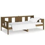 Day Bed without Mattress Honey Brown Solid Wood Pine 90x200 cm - Bargainia.com - 