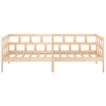 Day Bed without Mattress Solid Wood Pine 80x200 cm - Bargainia.com - 