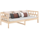 Day Bed without Mattress Solid Wood Pine 80x200 cm - Bargainia.com - 