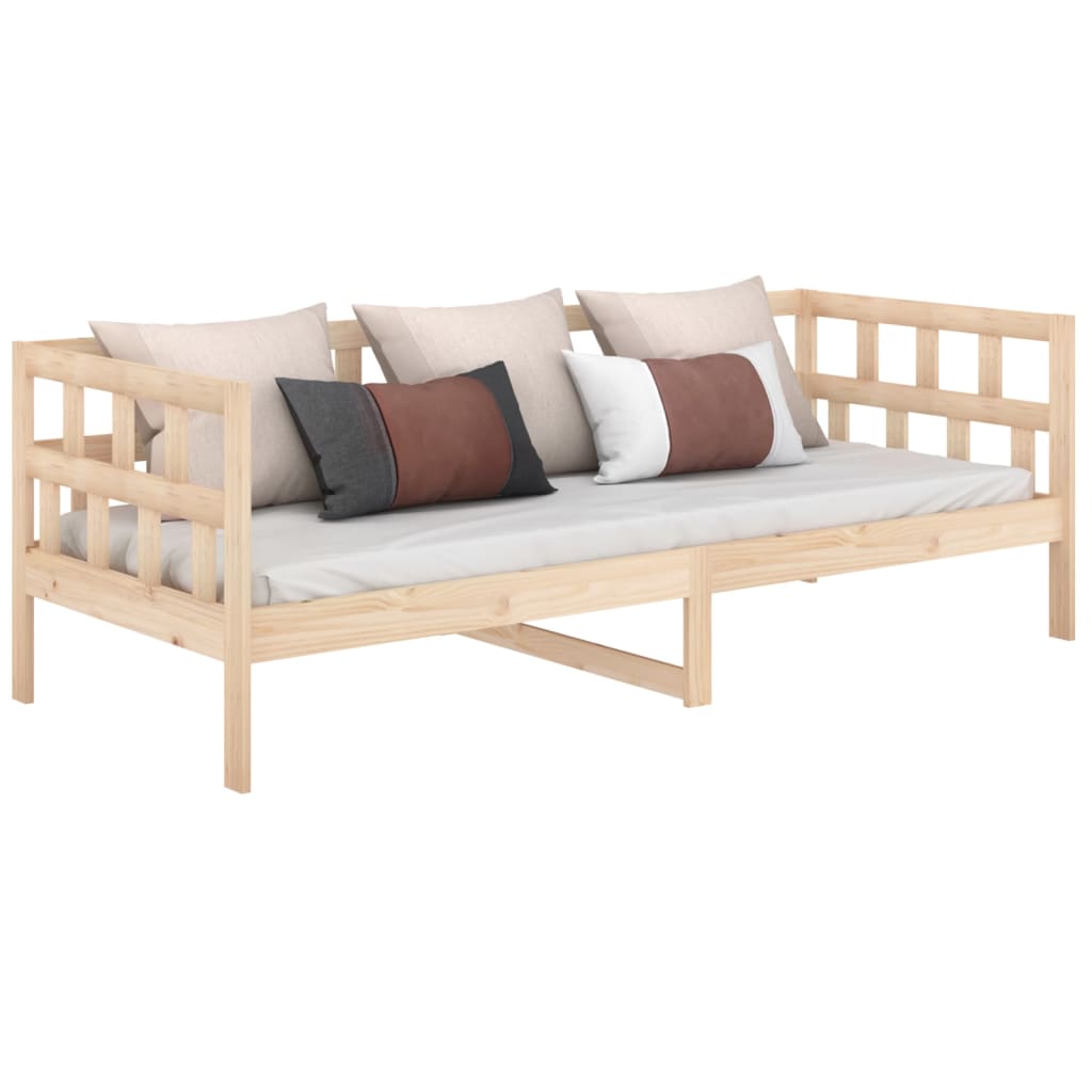 Day Bed without Mattress Solid Wood Pine 80x200 cm - Bargainia.com - 