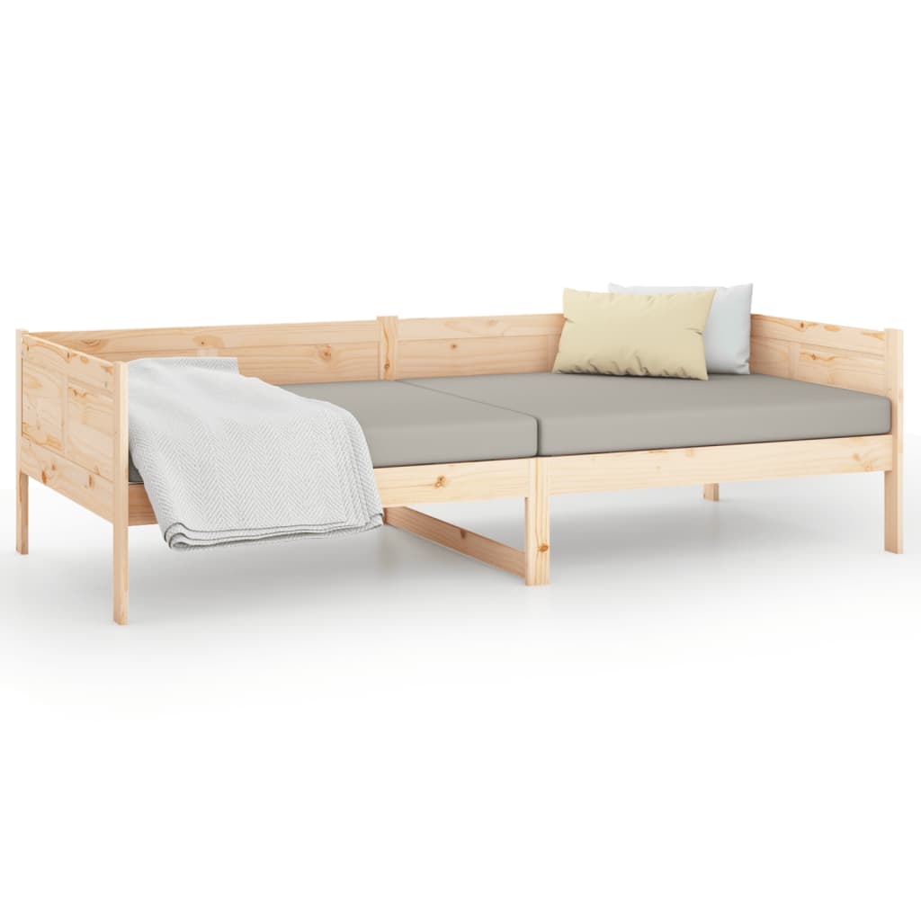 Day Bed without Mattress Solid Wood Pine 80x200 cm - Bargainia.com - 