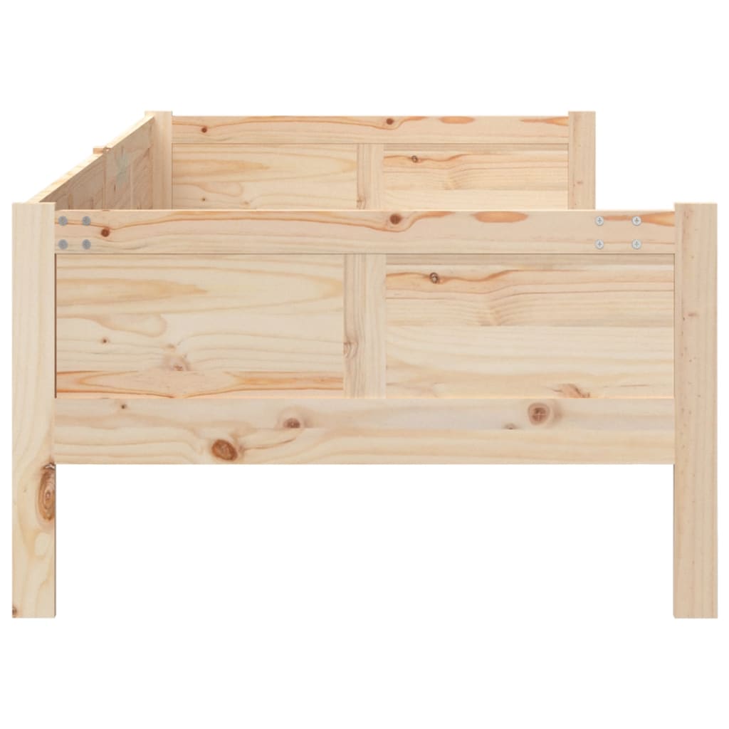 Day Bed without Mattress Solid Wood Pine 80x200 cm - Bargainia.com - 