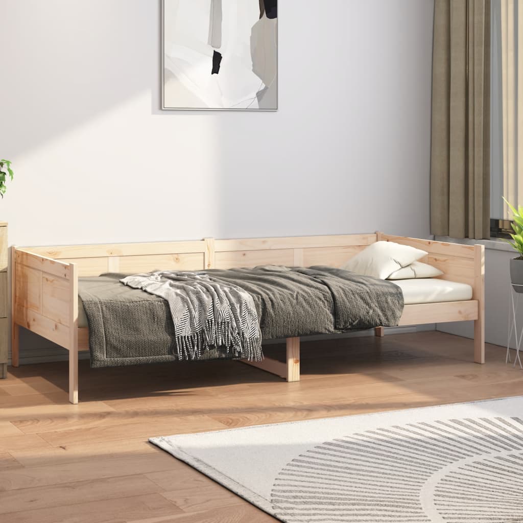 Day Bed without Mattress Solid Wood Pine 80x200 cm - Bargainia.com - 