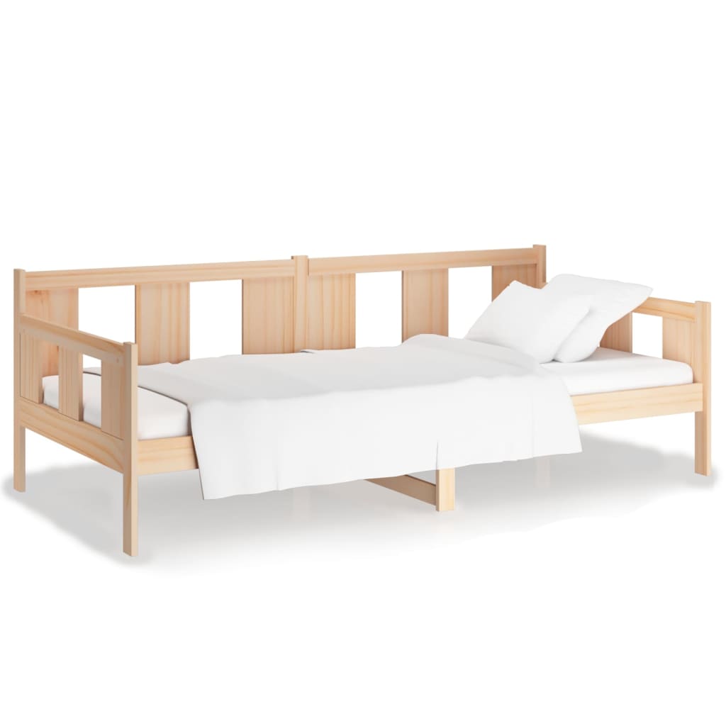 Day Bed without Mattress Solid Wood Pine 80x200 cm - Bargainia.com - 