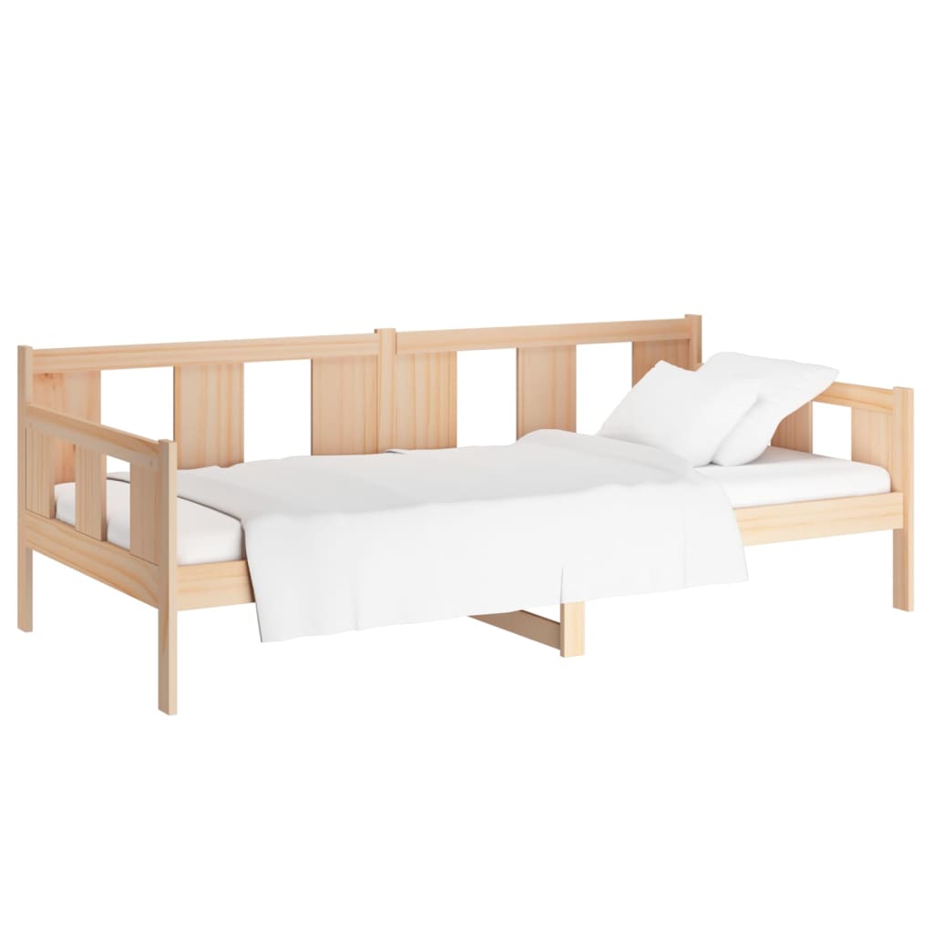 Day Bed without Mattress Solid Wood Pine 80x200 cm - Bargainia.com - 