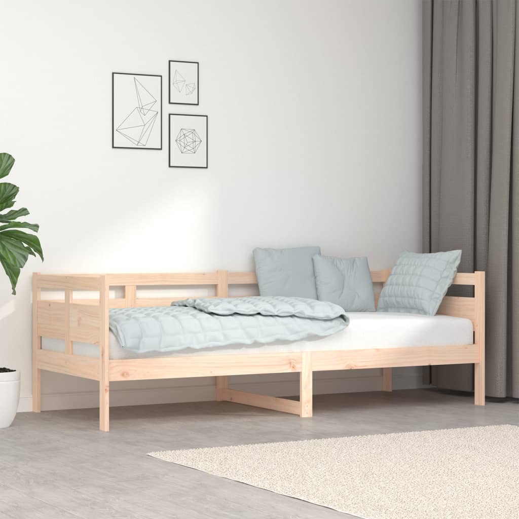 Day Bed without Mattress Solid Wood Pine 80x200 cm - Bargainia.com - 