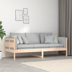 Day Bed without Mattress Solid Wood Pine 80x200 cm - Bargainia.com - 