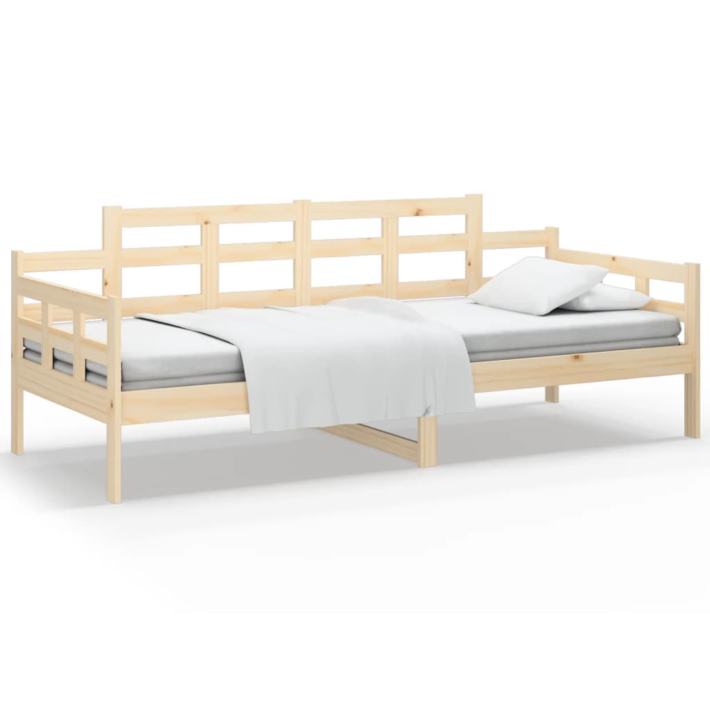 Day Bed without Mattress Solid Wood Pine 80x200 cm - Bargainia.com - 