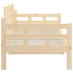 Day Bed without Mattress Solid Wood Pine 80x200 cm - Bargainia.com - 