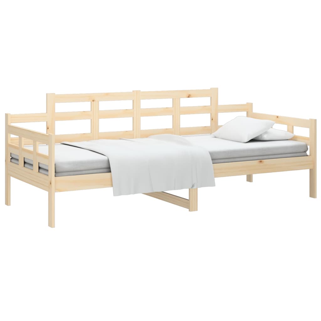 Day Bed without Mattress Solid Wood Pine 80x200 cm - Bargainia.com - 