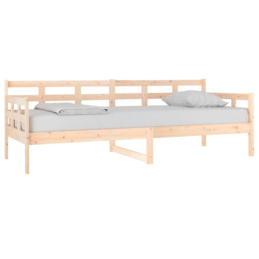 Day Bed without Mattress Solid Wood Pine 80x200 cm - Bargainia.com - 