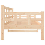 Day Bed without Mattress Solid Wood Pine 80x200 cm - Bargainia.com - 