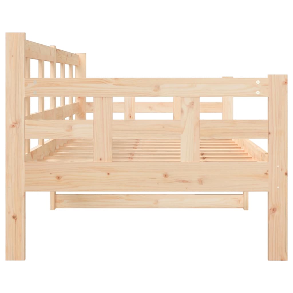 Day Bed without Mattress Solid Wood Pine 80x200 cm - Bargainia.com - 