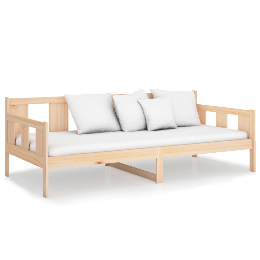 Day Bed without Mattress Solid Wood Pine 90x190 cm Single - Bargainia.com - 