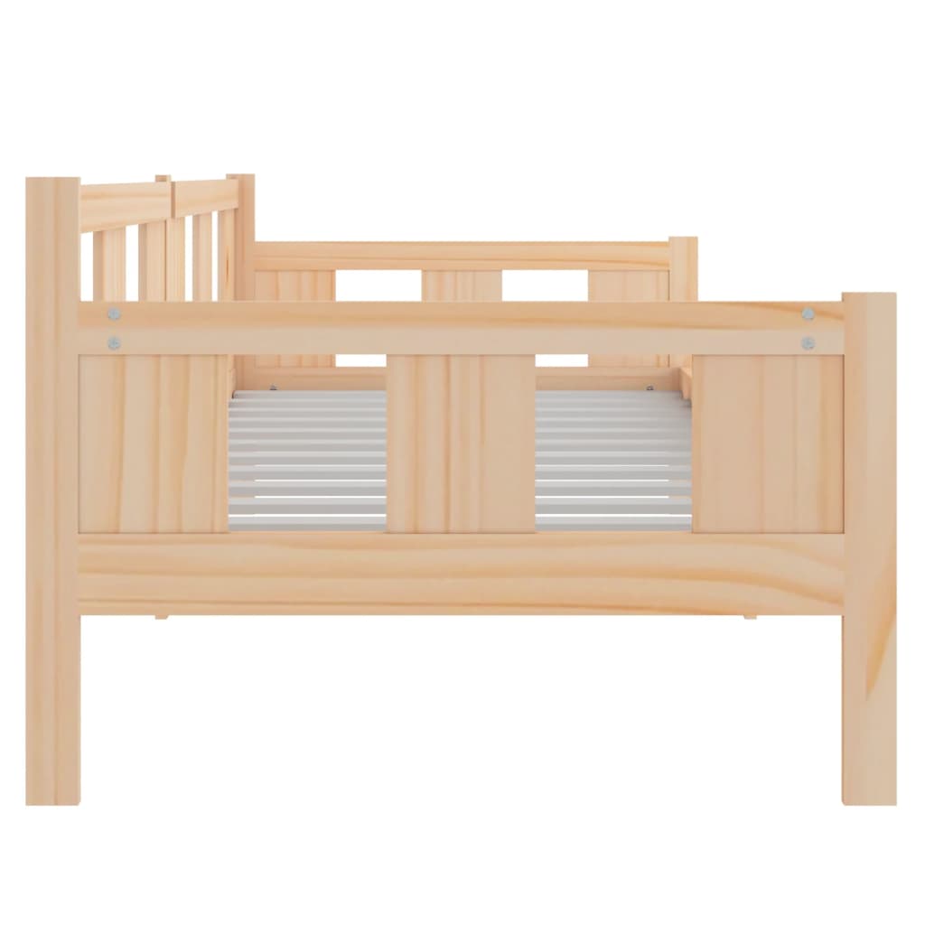 Day Bed without Mattress Solid Wood Pine 90x190 cm Single - Bargainia.com - 