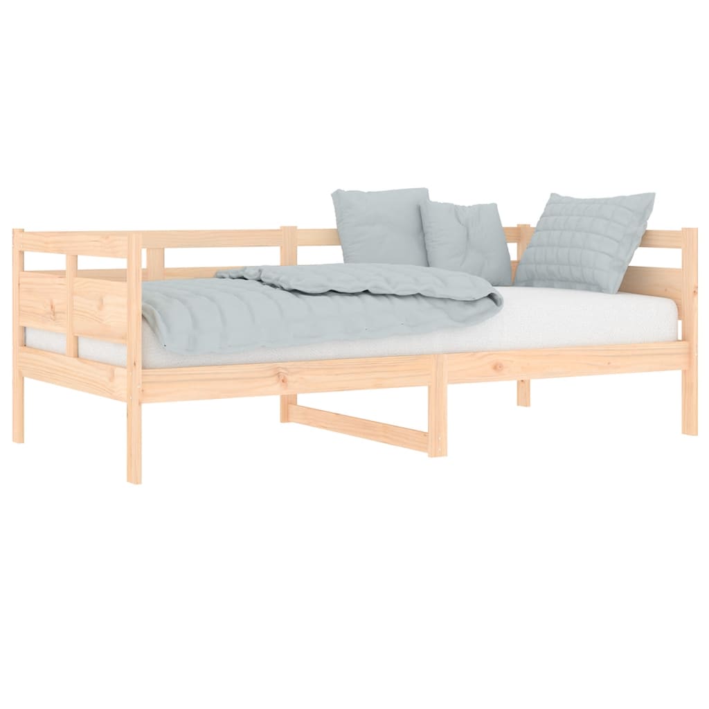 Day Bed without Mattress Solid Wood Pine 90x190 cm Single - Bargainia.com - 
