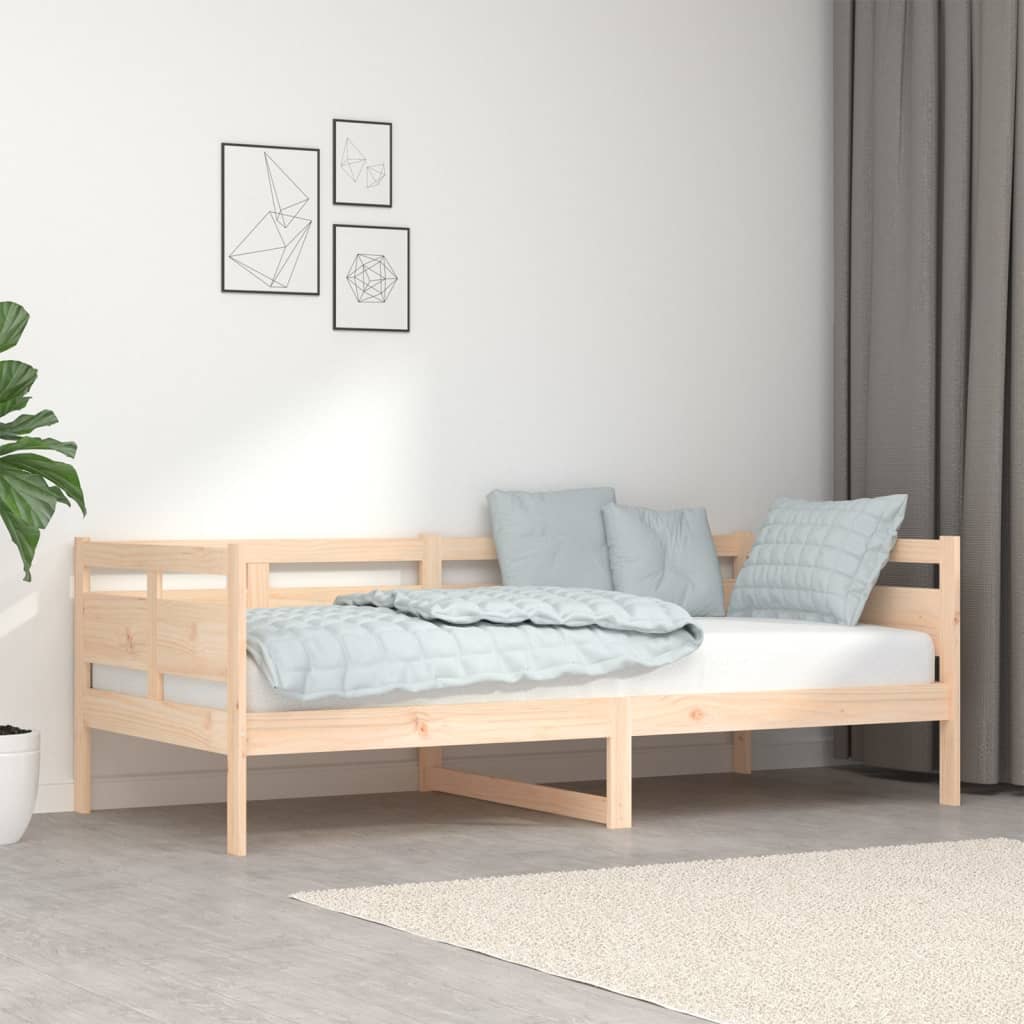 Day Bed without Mattress Solid Wood Pine 90x190 cm Single - Bargainia.com - 