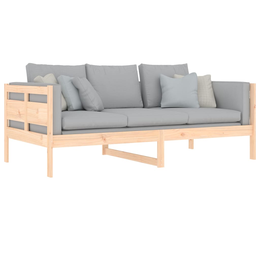 Day Bed without Mattress Solid Wood Pine 90x190 cm Single - Bargainia.com - 