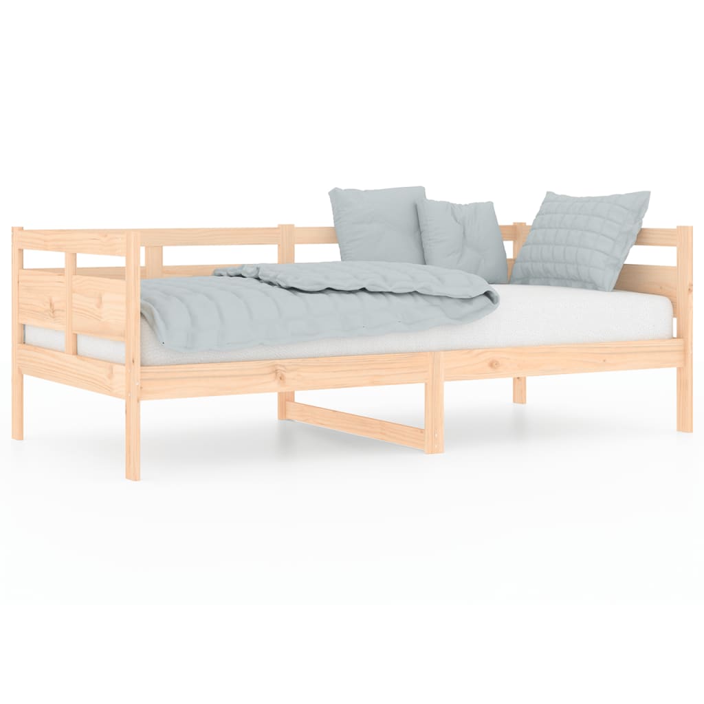 Day Bed without Mattress Solid Wood Pine 90x190 cm Single - Bargainia.com - 