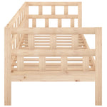 Day Bed without Mattress Solid Wood Pine 90x200 cm - Bargainia.com - 