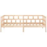 Day Bed without Mattress Solid Wood Pine 90x200 cm - Bargainia.com - 